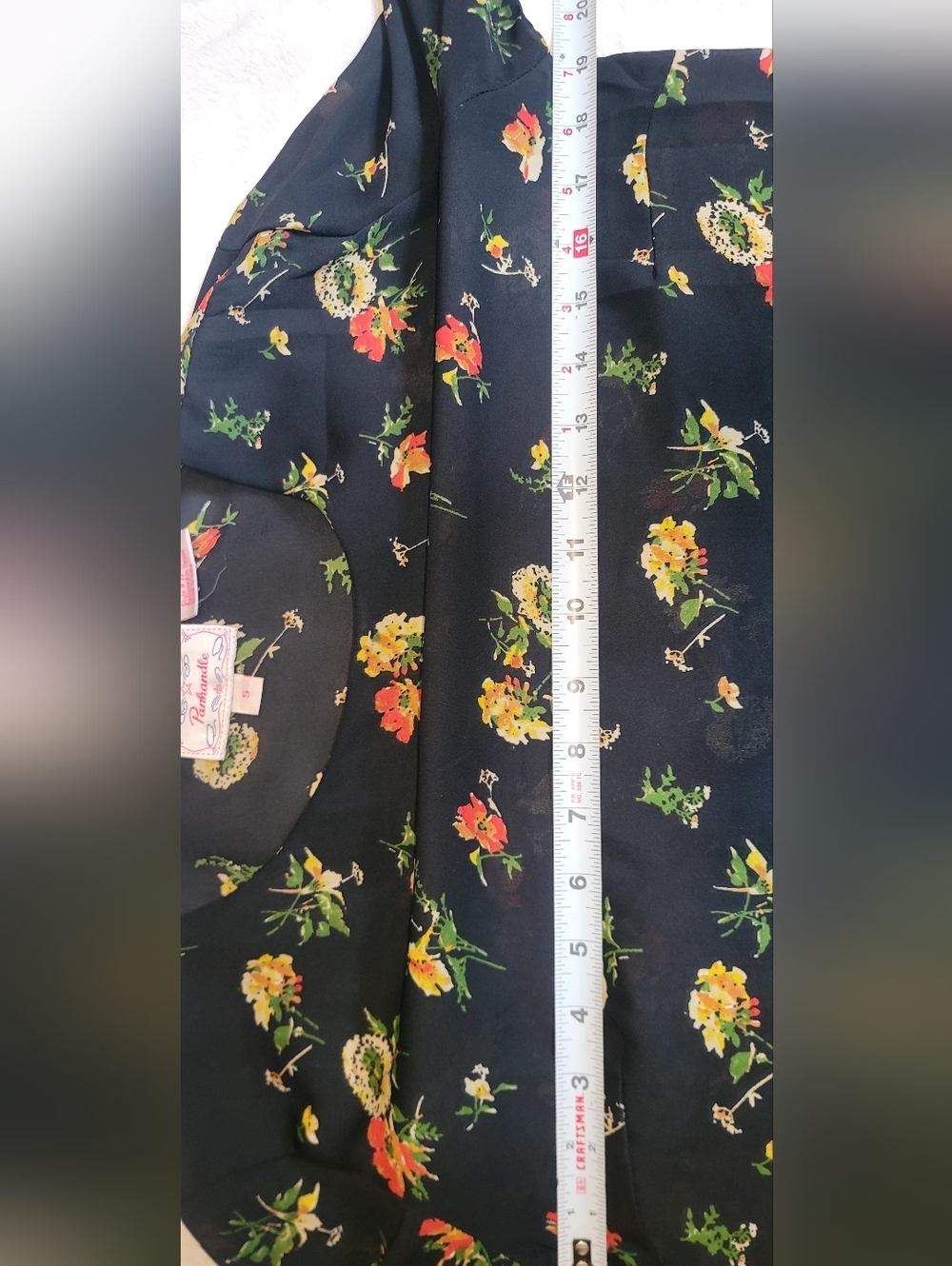 PANHANDLE SLIM Women's FLORAL PRINTED BLOUSE SZ S - Picture 8 of 10